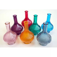 Ваза Лас-Вегас (стекло) D13*H20 см цвет микс Evis