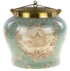 Ваза с крышкой Glasar 19x19x26 см ГЛАСАР
