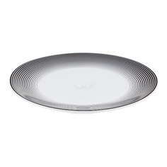 Блюдце Porcelaine du Reussy louna Linea Brun кофейное