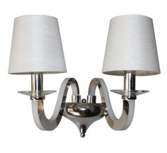 Бра Regenbogen Ротенбург 659021402 LED E14 40W белый + серебристый