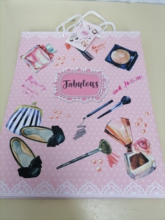 Пакет подарочный бумажный "Fashion" 26*32 см. Feniks