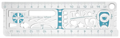 Линейка-трафарет Maped Geonotes 15 см