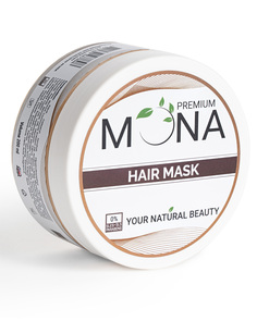 Маска - эликсир восстанавливающая волосы, от выпадения, для роста волос Mona Premium