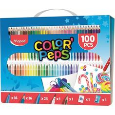 Набор для рисования Maped 1268117 Colorpeps Kit 100 предметов