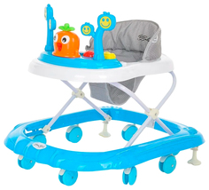 BAMBOLA Ходунки Рыжик (8 пласт.колес,игрушки,муз) (71*60*60) Blue/Голубой Bamboola