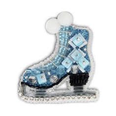 Набор для изготовления броши Crystal Art Коньки БП282 55х6 см