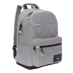 Рюкзак детский Grizzly 28*41*18 см, 1 отделение, 5 карманов,, серый RQ-008-3/3