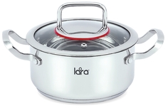 Кастрюля Lara LR02-500 нержавеющая сталь