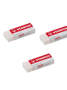 Ластик legacy STABILO 1186/3SET, 3шт