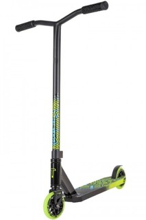 Самокат Tech Team Duker 202 2022 черно-зелёный
