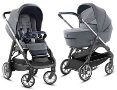 Коляска 2 в 1 Inglesina Aptica System Duo NIAGARA BLUE шасси Graphite Coffee