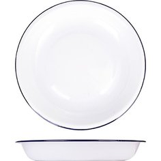 Тарелка глубокая эмалированная сталь D=23 см ProHotel 3012755