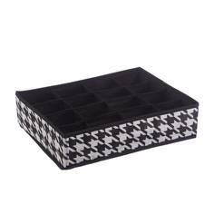 Короб-органайзер "Пепита" 16 секций, 35x27x9, черно-белый, UC-68 Handy Home