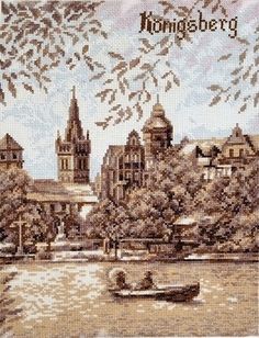 Набор для вышивания Палитра «Замковый пруд» 08.033