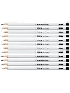 Карандаш чернографитный HB STABILO Schwan, 12 шт 317/HB-52