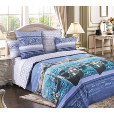 Пододеяльник 185х215 см перкаль Венеция 3 фиол Текс Дизайн