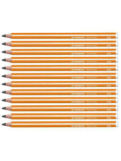 Карандаш чернографитный HB STABILO Trio, 12шт 399/03-HB