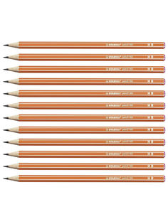 Карандаш чернографитный HB STABILO Pencil, 12шт 160/03-HB