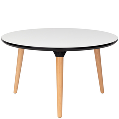 Журнальный столик Morton 80 см меламин белый StoreForHome / PW-037-2-WHITE