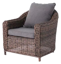 Садовое кресло 4sis Кон Панна YH-C1808W brown 80х78х80 см