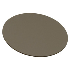 Подставка под бокалы двусторонняя ADJ 12 см, кожа натуральная, капучино