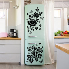 Наклейки на холодильник VEROL «Цветы»