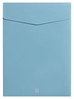 Папка-конверт на липучке вертикальная A4 COMIX Morandi цв.голубой A1771 BU
