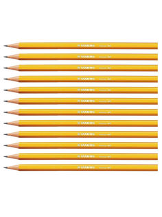 Карандаш чернографитный HB STABILO Schwan, 12шт 305/HB