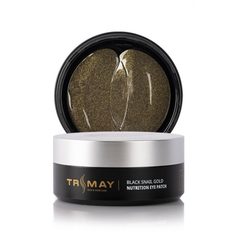 Гидрогелевые патчи с муцином чёрной улитки Trimay Black Snail Gold Nutrition Eye Patch