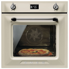 Встраиваемый электрический духовой шкаф Smeg SFP6925PPZE1 Beige