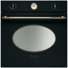 Встраиваемый электрический духовой шкаф Smeg SF800A Black