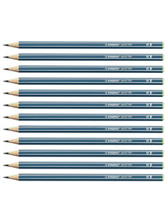 Карандаш чернографитный HB STABILO Pencil, 12шт 160/HB