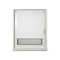 Рулонная штора Brabix Лен 60x175 белый