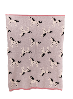 Одеяло Bizzi Growin (Биззи Гровин) Unicorn Rocks 75*100 вязанное BG031