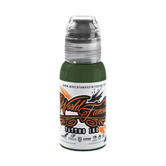 Краска для тату World Famous Lonely Forest Green, 30 мл, зеленая