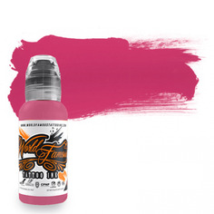 Краска для тату World Famous Paraguay Pink, 30 мл, розовая