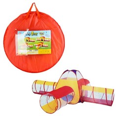 Игровая палатка Oubaoloon 4 тоннеля, в пакете JY1711-4
