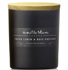 Ароматическая свеча Vanilla Blanc Лен и драгоценное дерево 220 г