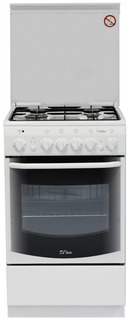 Комбинированная плита DeLuxe 5040.20 White