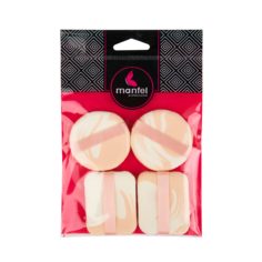Набор спонжей для макияжа Accessories Manfel 4 шт