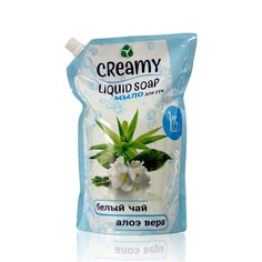 Жидкое мыло Creamy белый чай и алоэ вера 1250мл