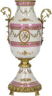Ваза с ручками 22х16х44см Glasar J722EC/HX0462 ГЛАСАР