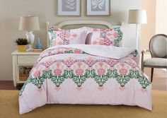 Набор постельного белья Paisley collection by Selena "Розовый щербет" сем. , , шт