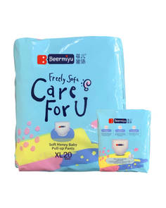 Подгузники-трусики Ультратонкие BEERMIYU diapers 20шт XL