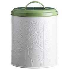 Контейнер для пищевых отходов in the forest белый-зеленый Mason Cash