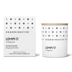 Свеча ароматическая lempi с крышкой, 65 г (новая) Skandinavisk