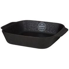 Блюдо Прямоугольное с Ручками Венера Midnight 25,5*21,5*5 см Venera