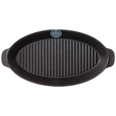 Блюдо Овальное с Ручками Венера Midnight 38,5*19*4 см Venera