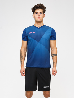 Футбольная форма KELME Short sleeve Sevilla set темно-синяя, размер XL