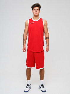 Баскетбольная форма мужская KELME Basketball uniform (Adults) красная, размер M